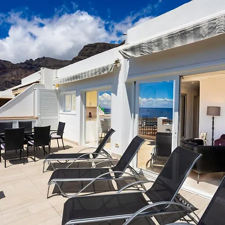 Ocean Panorama - 3 Ac Bedrooms, Private Garage, Pool, 2 Bathrooms, Tv Channels Appartement *